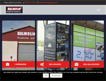 Tablet Screenshot of dalmolinsarl.com